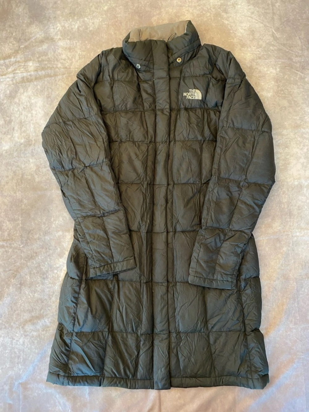The North Face Women’s Long Black Puffer Coat/jacket 600 fill down Size M